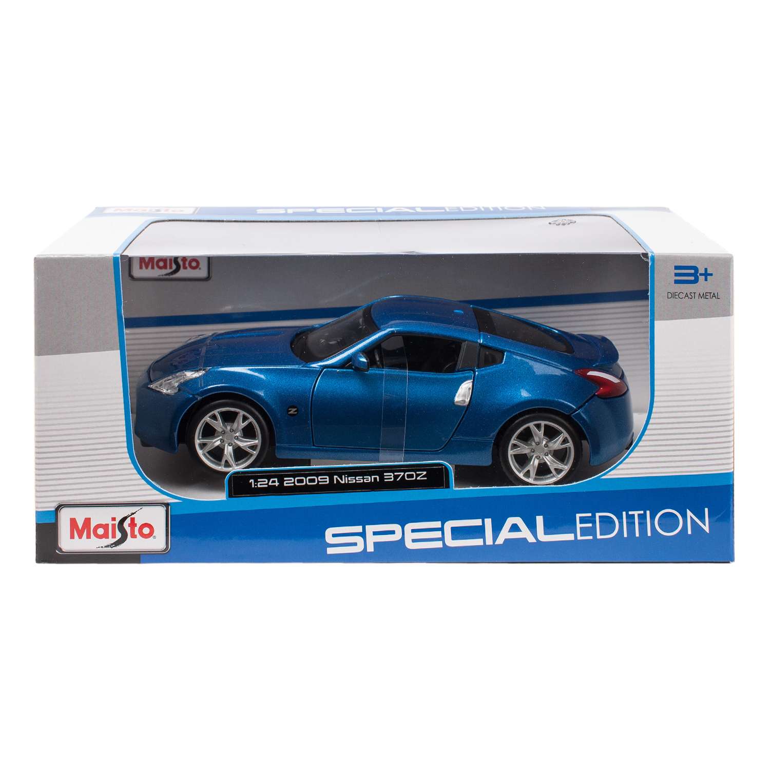 Машинка MAISTO 1:24 Nissan 370Z синяя 31200 31200_ - фото 5