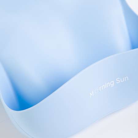 Набор детской посуды Morning Sun Силиконовый 4 предмета голубой