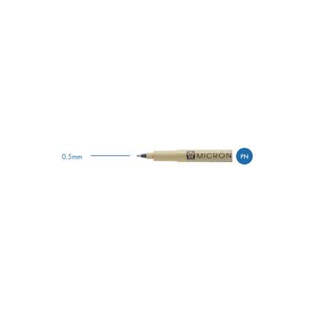 Ручка капиллярная Sakura Pigma Micron PN 0.4-0.5мм. цвет чернил: синий. в блистере