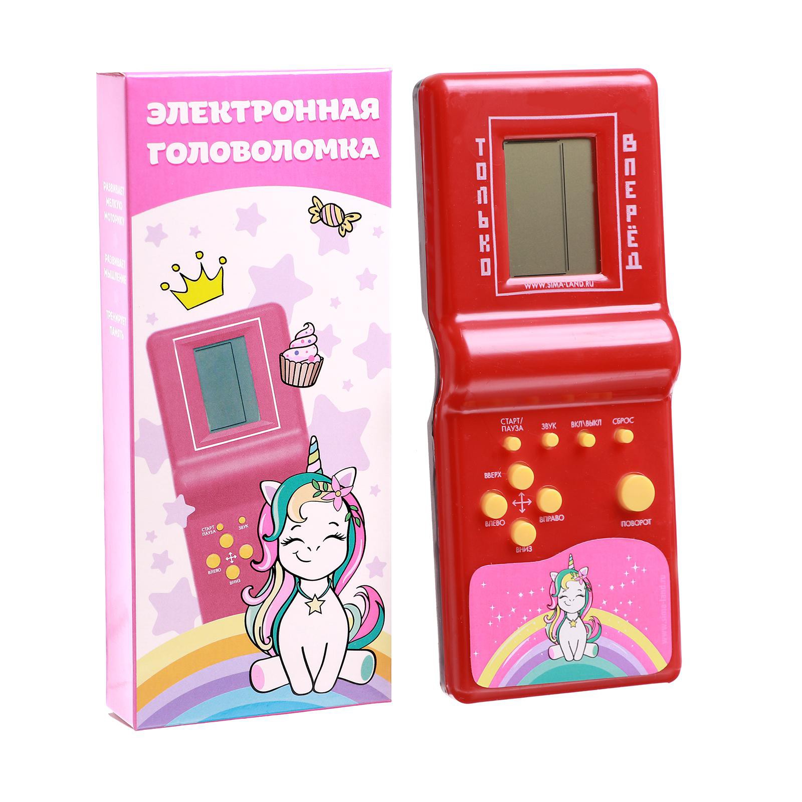 Электронная головоломка Funny Toys «Единорог» 13 игр - фото 3