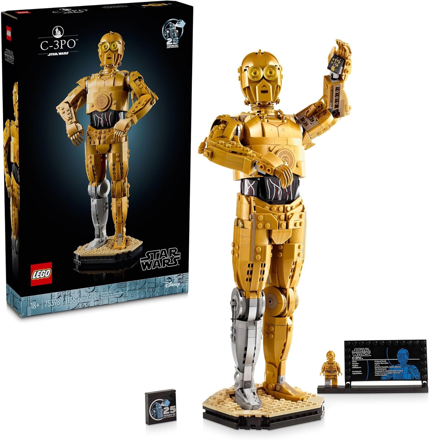 Конструктор LEGO Дроид C-3PO 75398 - фото 1