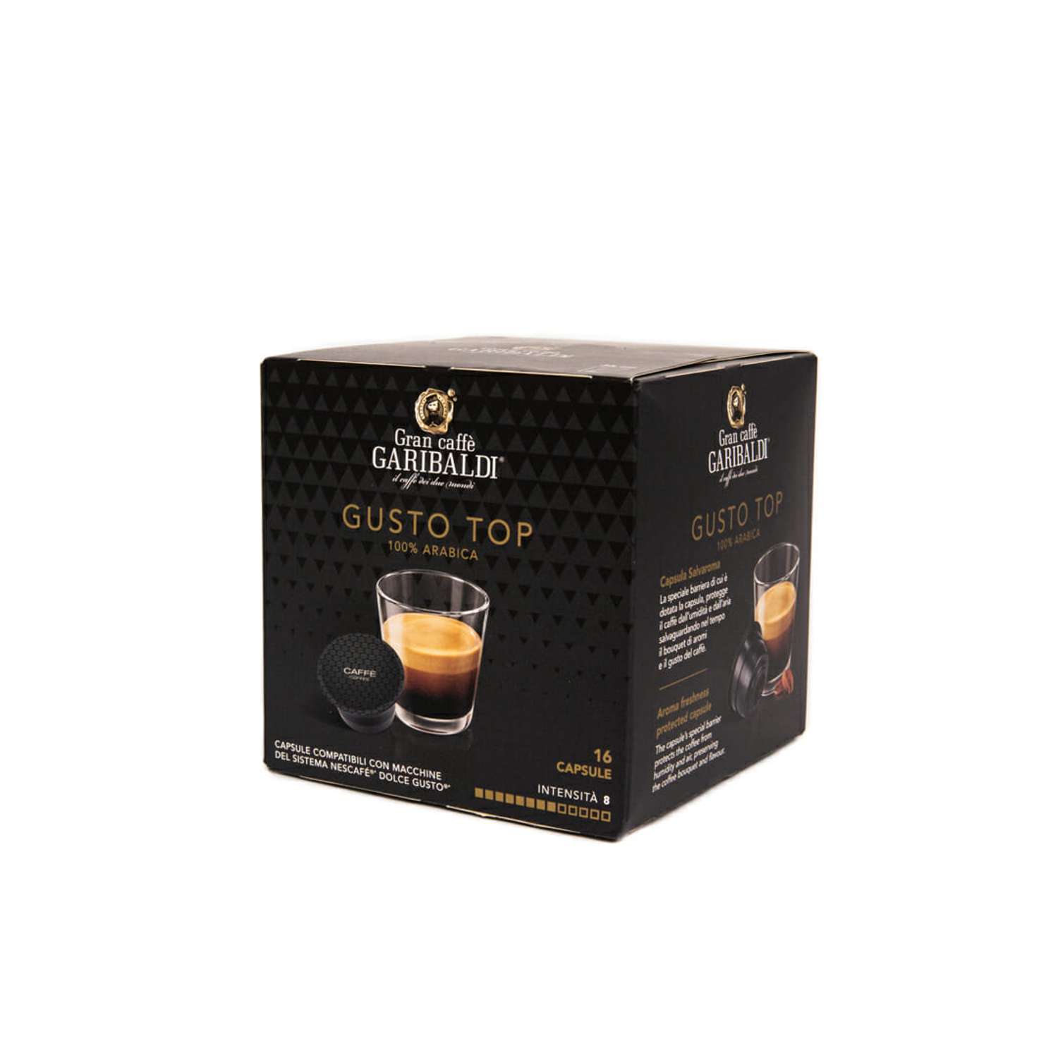 Кофе в капсулах Garibaldi Gusto Top для системы Dolce Gusto 16 шт - фото 2