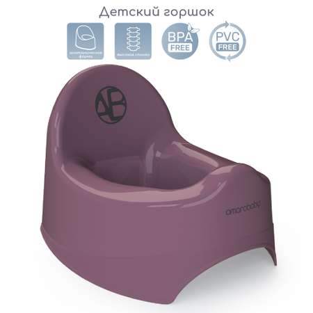 Горшок детский AmaroBaby Elect фиолетовый