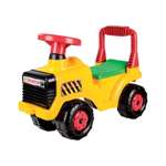 Машинка детская Альтернатива Трактор желтый