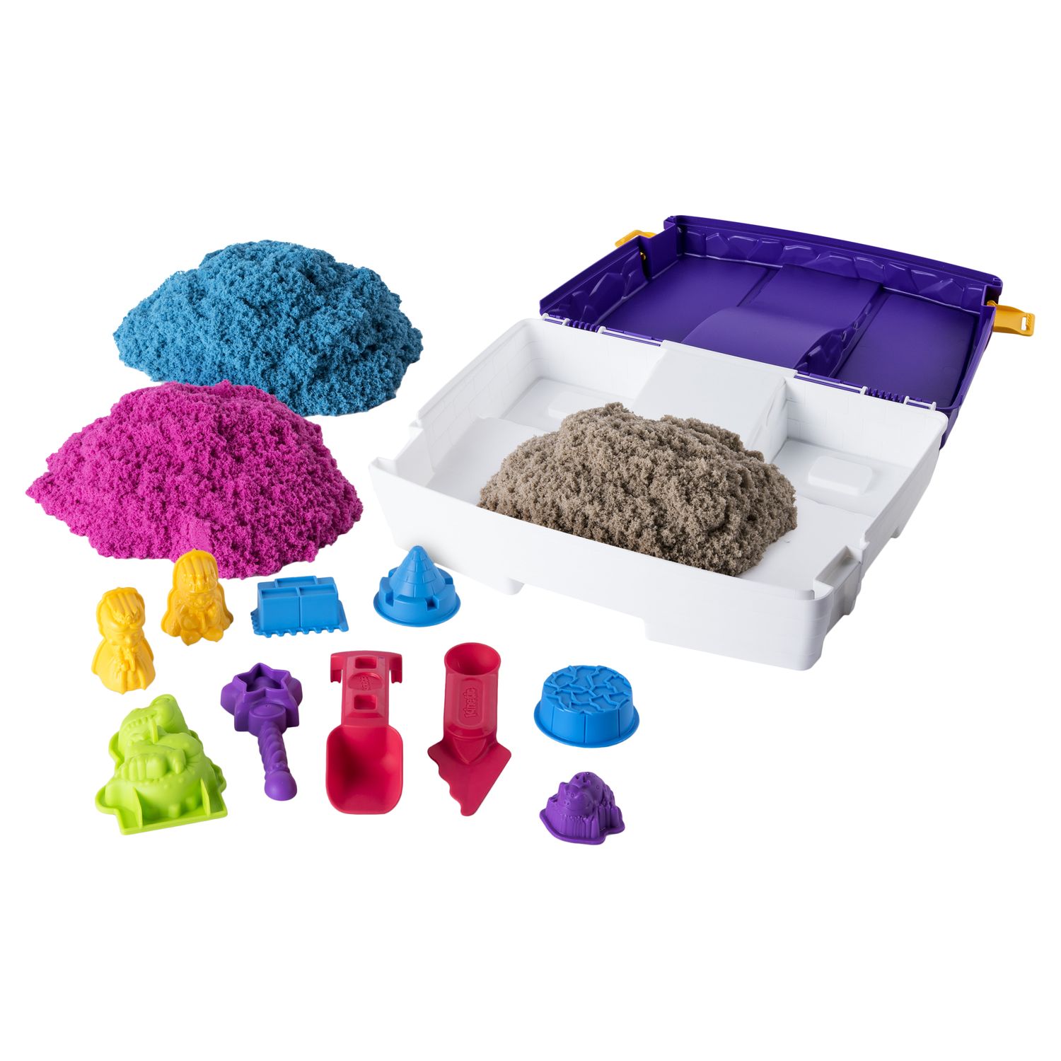 Песок кинетический Kinetic Sand с лотком-песочницей 6037447 купить по цене  9 ₽ в интернет-магазине Детский мир