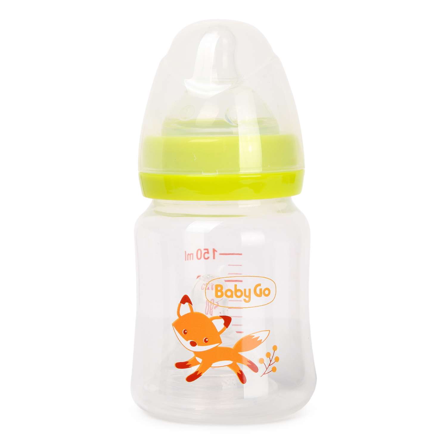 Бутылка BabyGo с широким горлом 150мл Green B2-7000 - фото 1