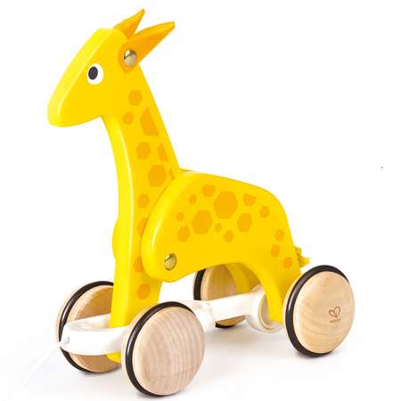 Каталка для малышей HAPE Серия зверики жираф E0920_HP