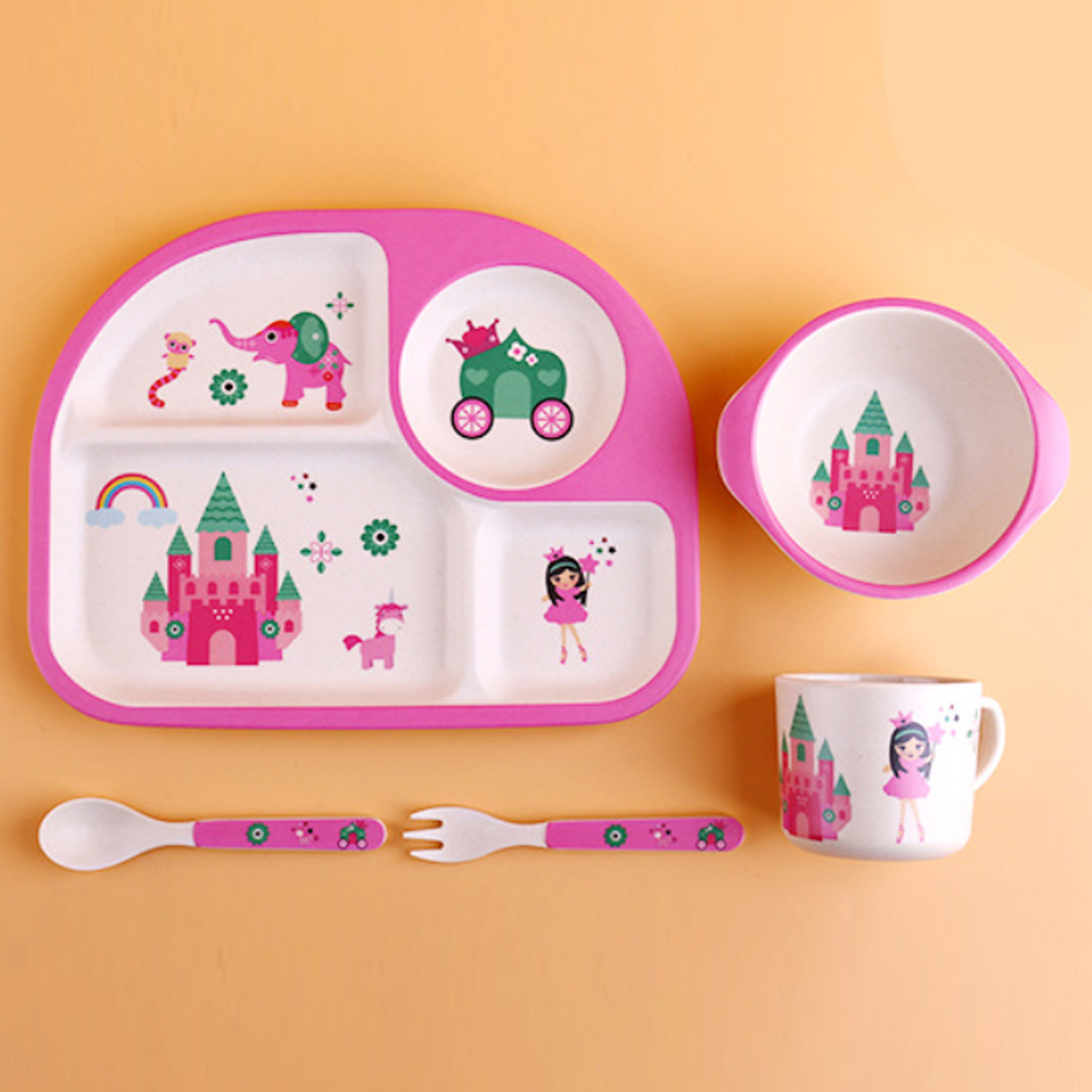 Набор детской посуды BURRG Сказка 5 предметов - фото 3