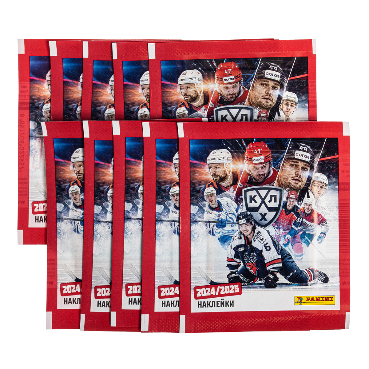 Бокс с наклейками Panini КХЛ сезон 2024-2025 50 пакетиков в наборе - фото 4