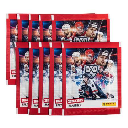 Бокс с наклейками Panini КХЛ сезон 2024-2025 50 пакетиков в наборе