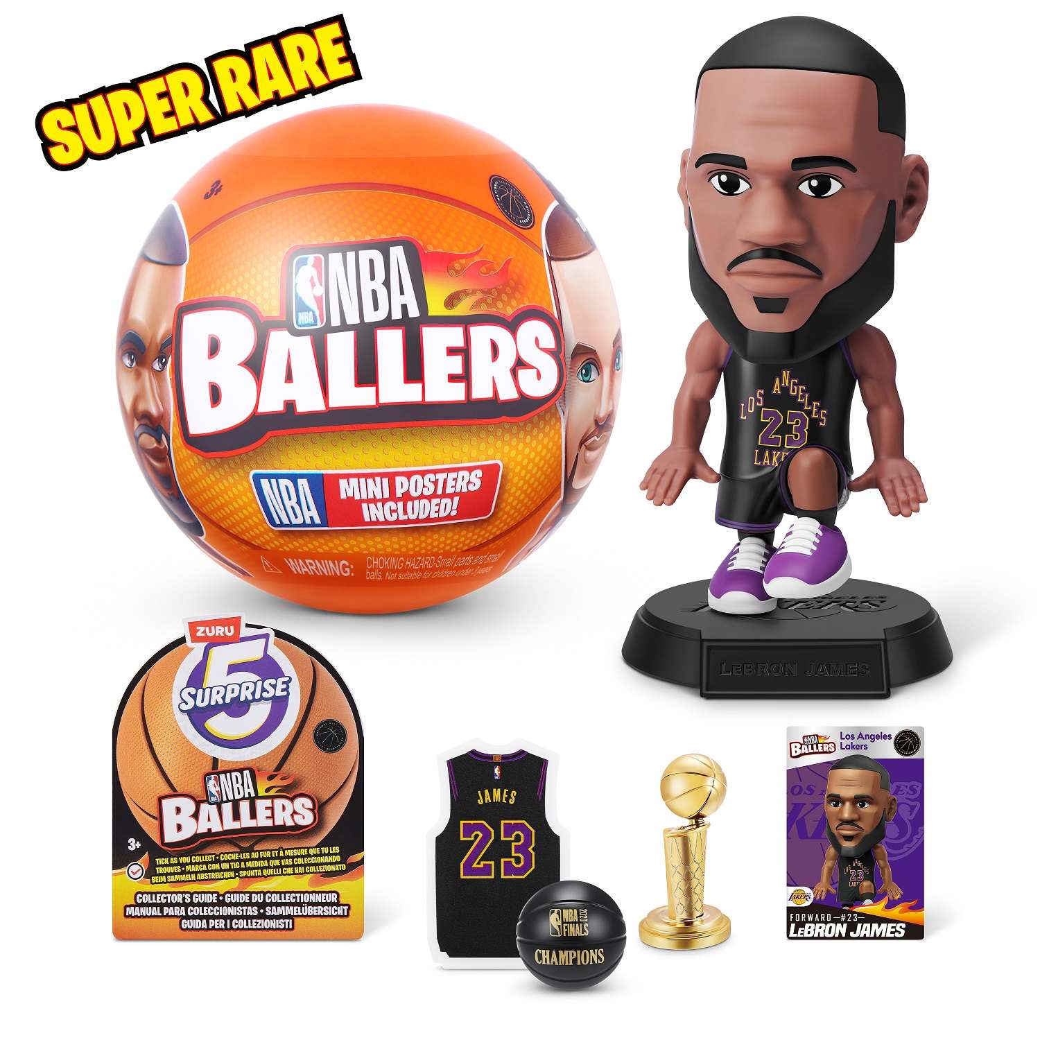 Игрушка Zuru 5 surprise NBA Ballers Шар в непрозрачной упаковке (Сюрприз) 77490GQ4-S002 - фото 11