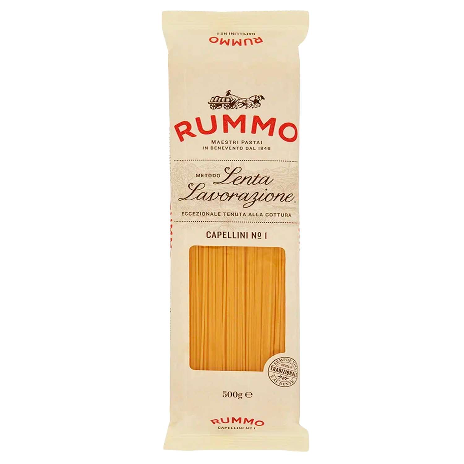 Макароны Rummo спагетти Капеллини 01 500 г - фото 1