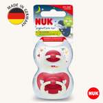 Соска пустышка ортодонтическая силикон Nuk NUK SIGNATURE NIGHT