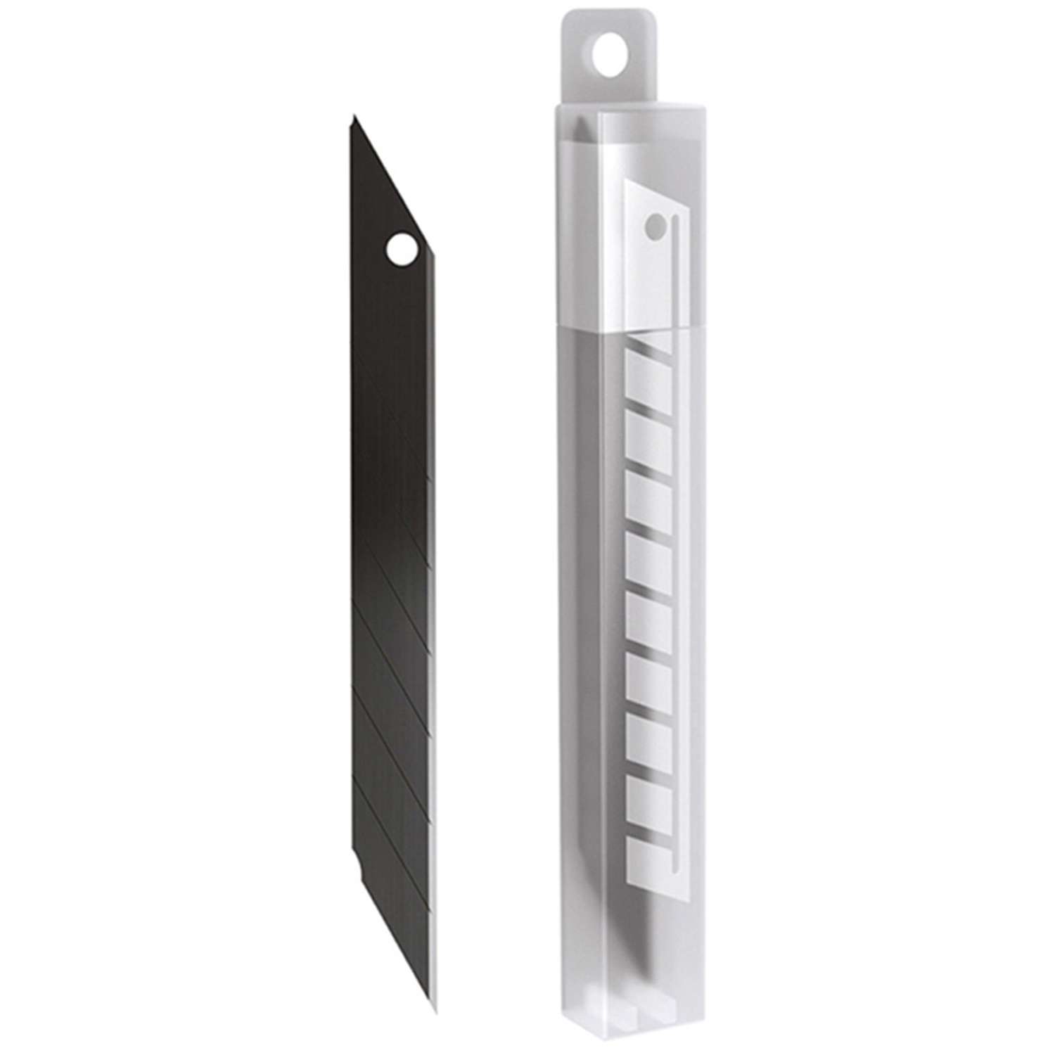 Лезвия для канцелярских ножей Berlingo 9 мм 5 шт черный цвет блистер европодвес - фото 1