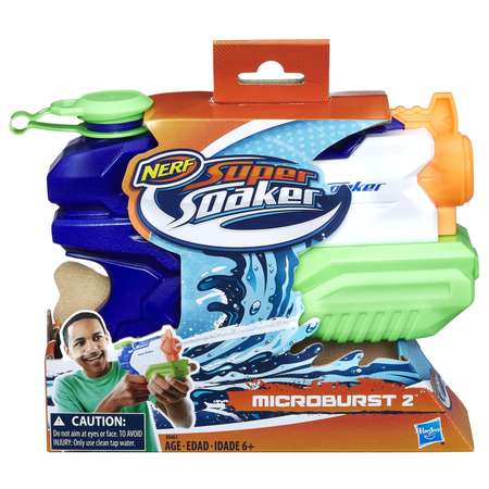 Водяной бластер SUPER SOAKER Super Микро Бёрст 2 (A9461)