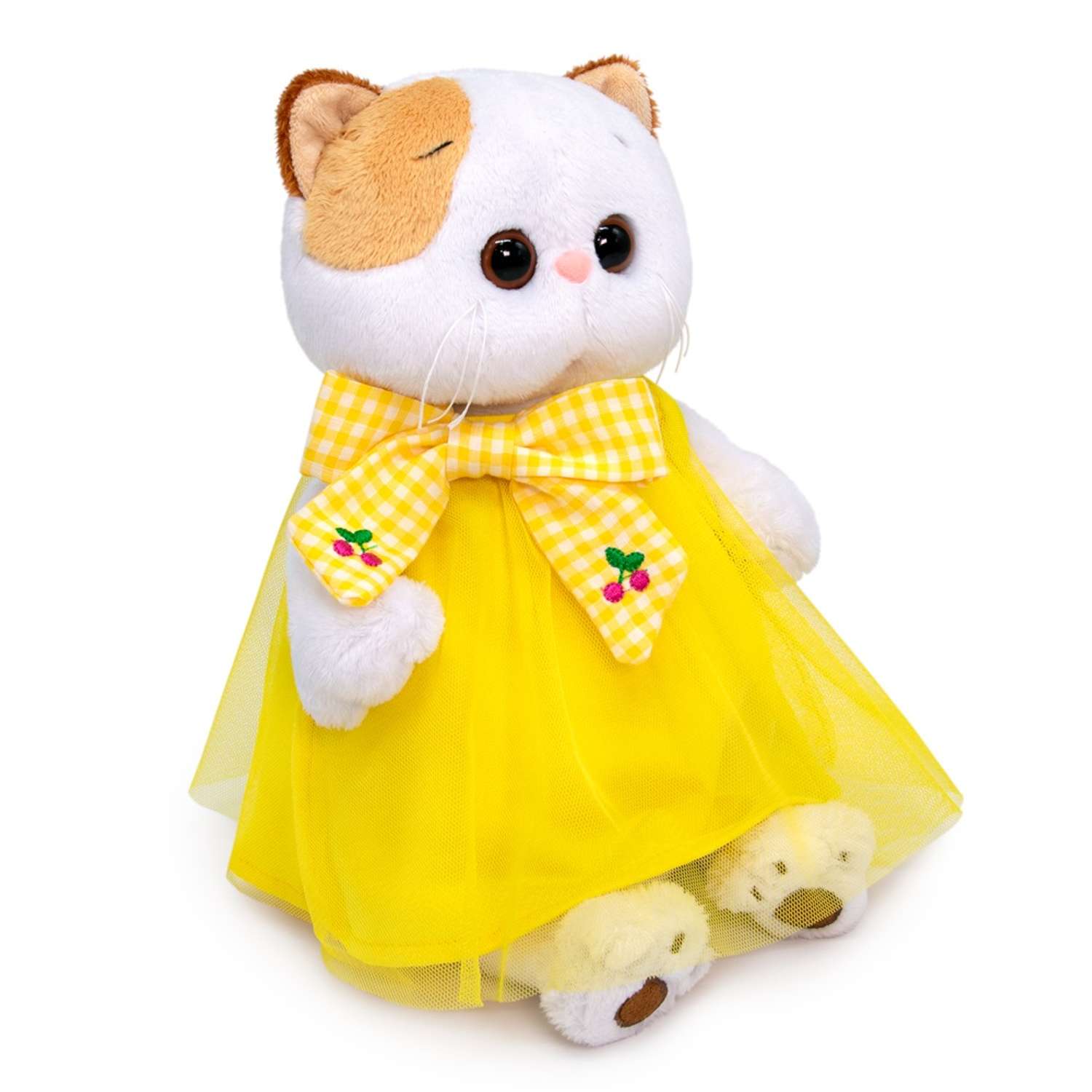 Мягкая игрушка BUDI BASA Ли-Ли в желтом платье с бантом 27 см LK27-099 - фото 2