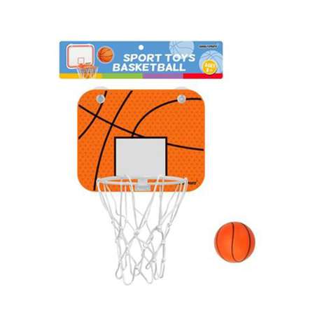 Игровой набор Баскетбол Наша Игрушка для детей щит 20х16 см кольцо 13 см мяч 8 см