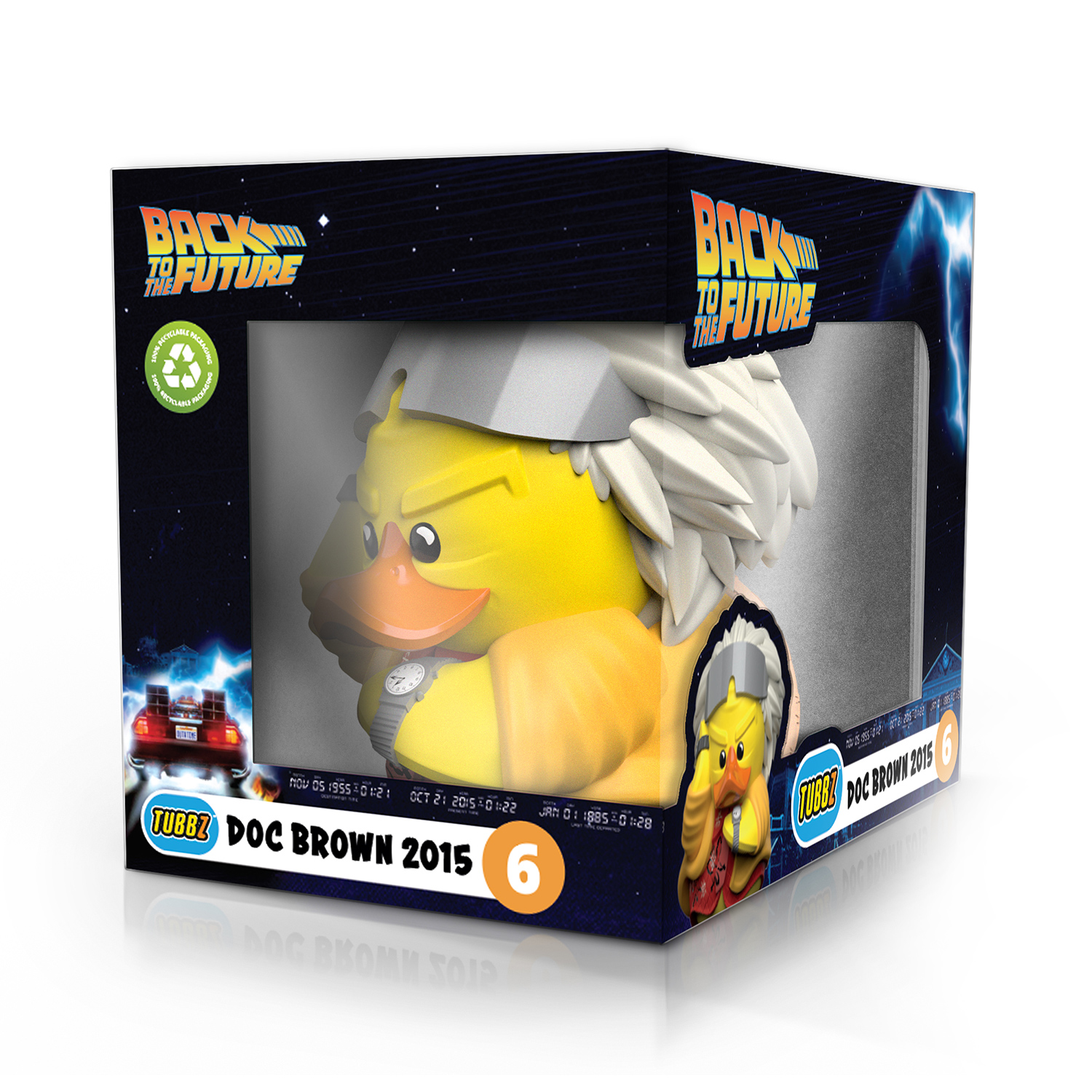 Фигурка Back To The Future Утка Tubbz Док Браун из Назад в будущее 2015 Boxed Edition без ванны - фото 2