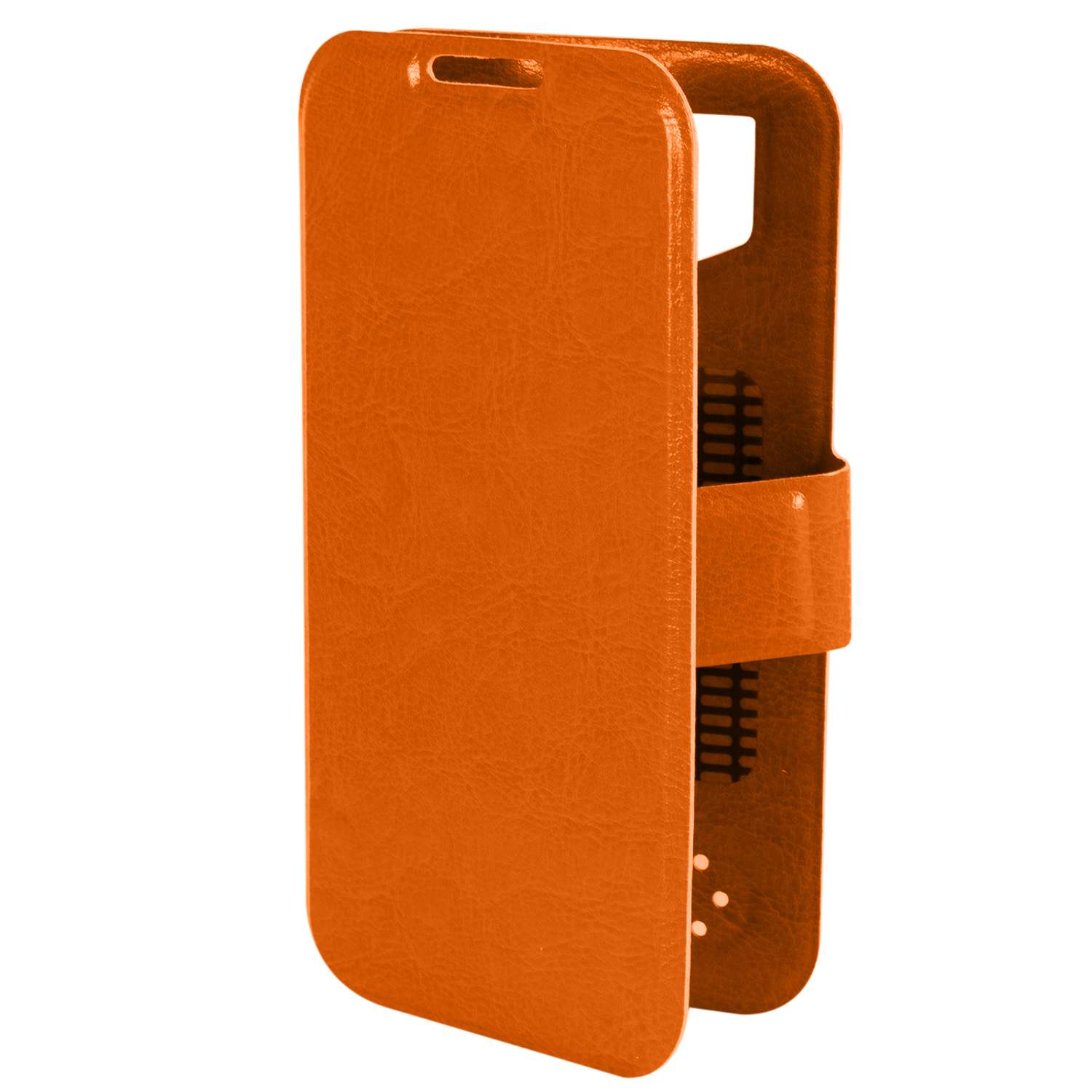 Чехол универсальный iBox Universal для телефонов 4.2-5 дюйма оранжевый - фото 1