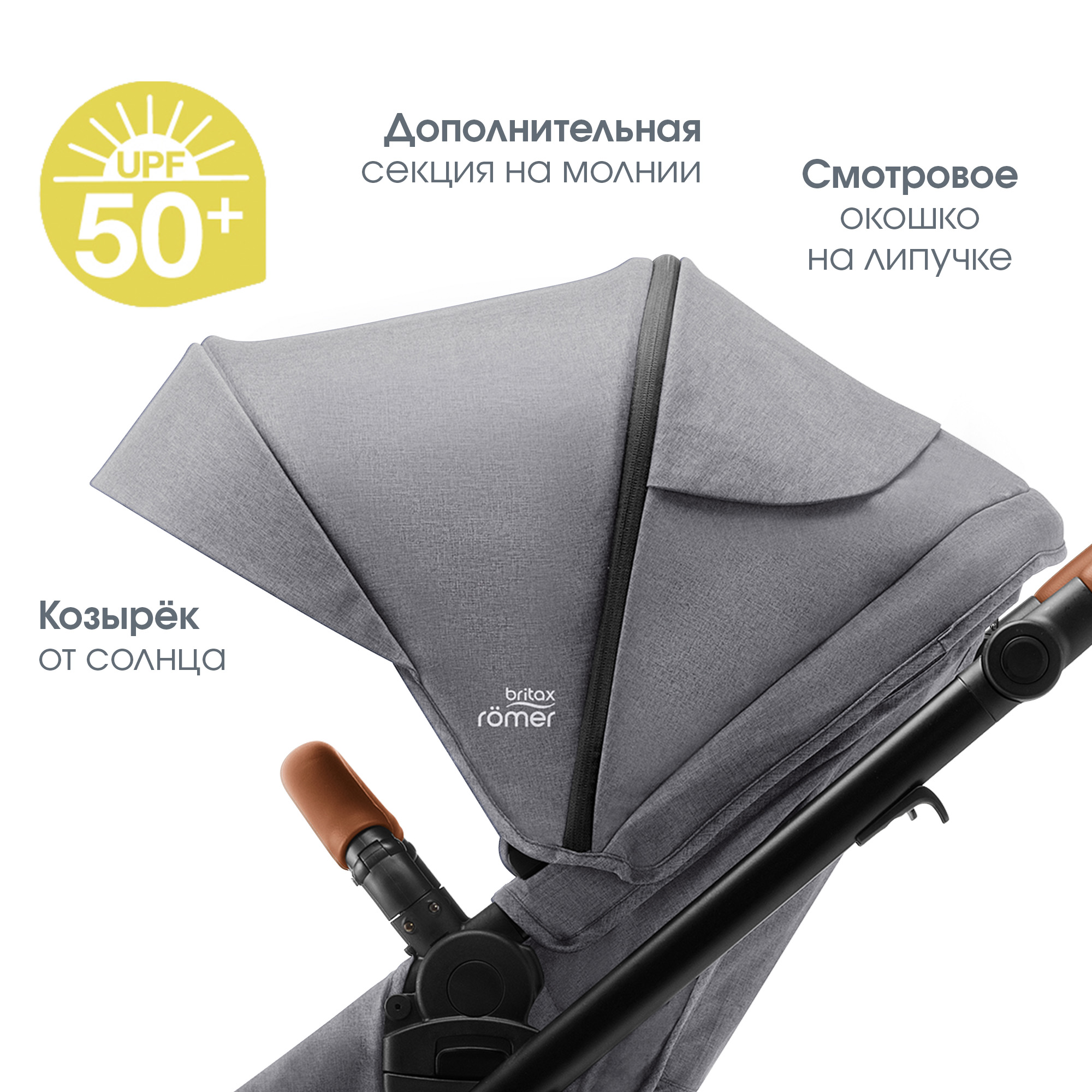 Коляска Britax Roemer 2в1 Strider M Elephant Grey - фото 8