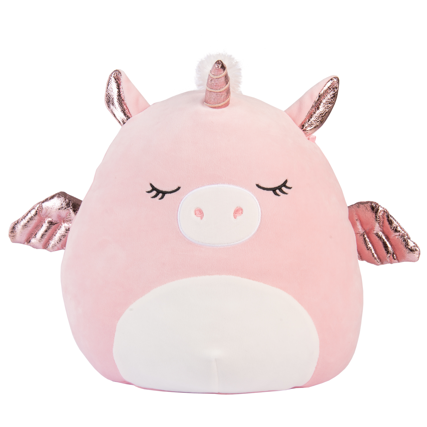 Игрушка мягконабивная Squishmallows Хрюшка-единорожка Грисси 39441 - фото 1