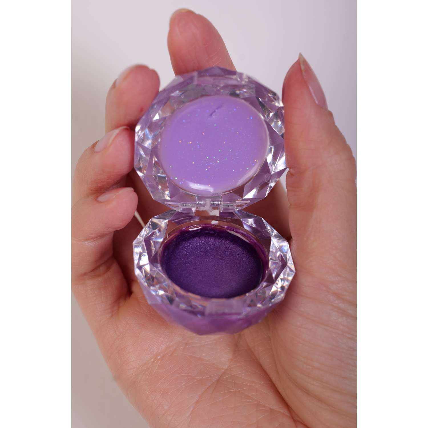 Блеск для губ Lukky Даймонд 2 в 1 цвет фиолетовый и нежно-сиреневый - фото 2