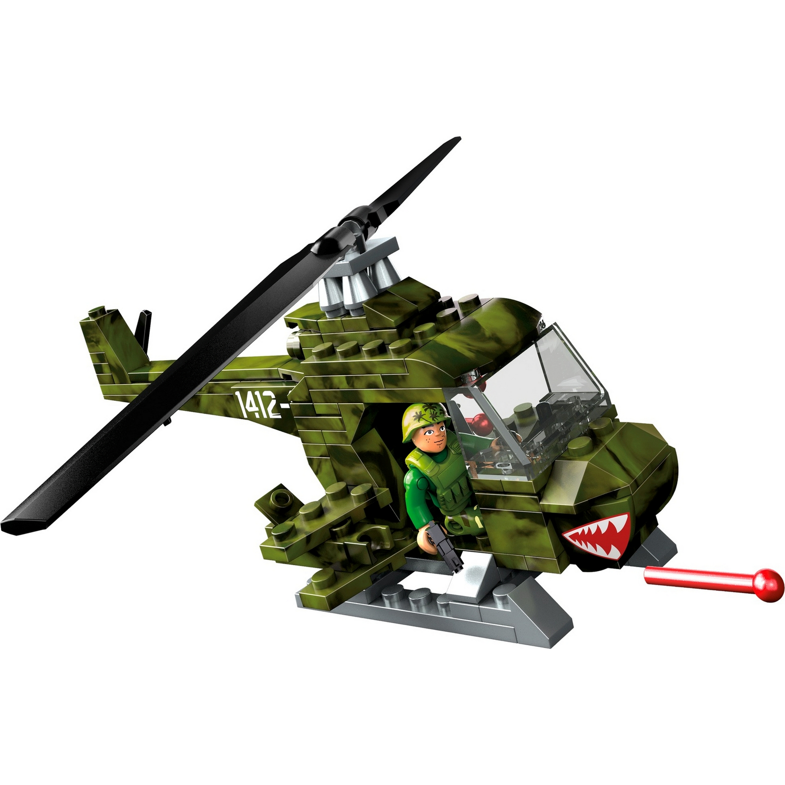 Конструктор Mega Construx Военный вертолет GNY51