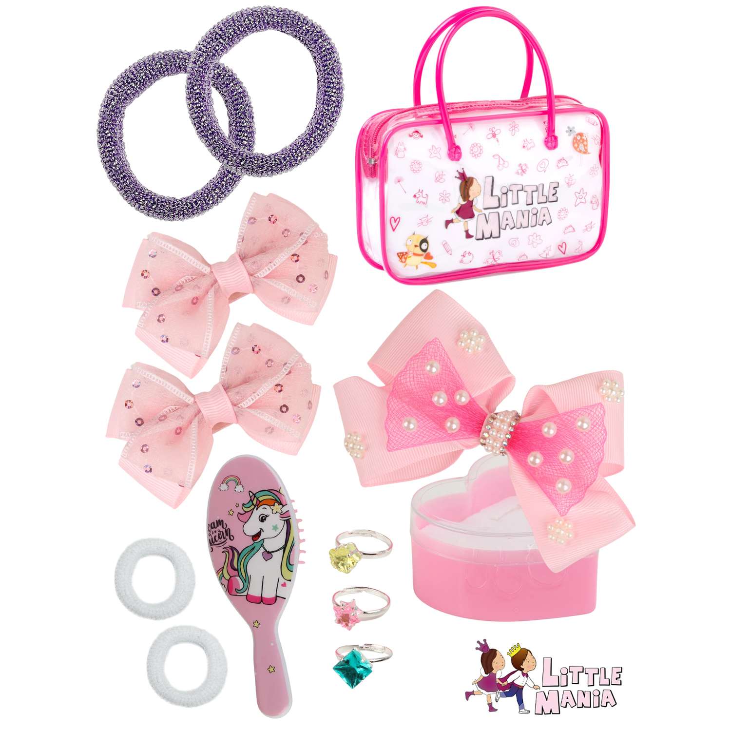 Набор аксессуаров для девочки Little Mania Принцесса Азария 11 предметов - фото 1