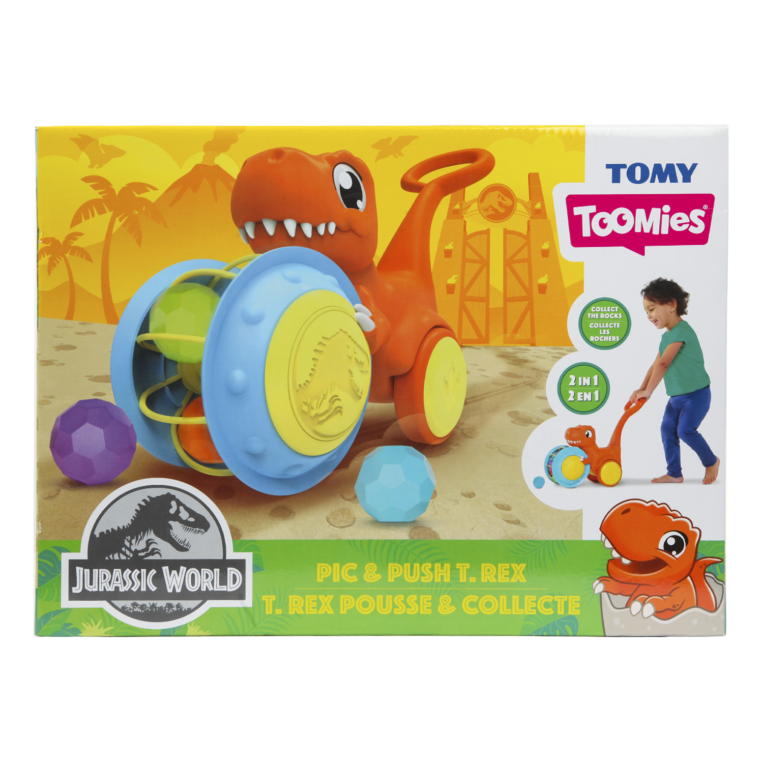 Игрушка Tomy Toomies каталка динозавр Ти-рекс E73254 Tomy - фото 4