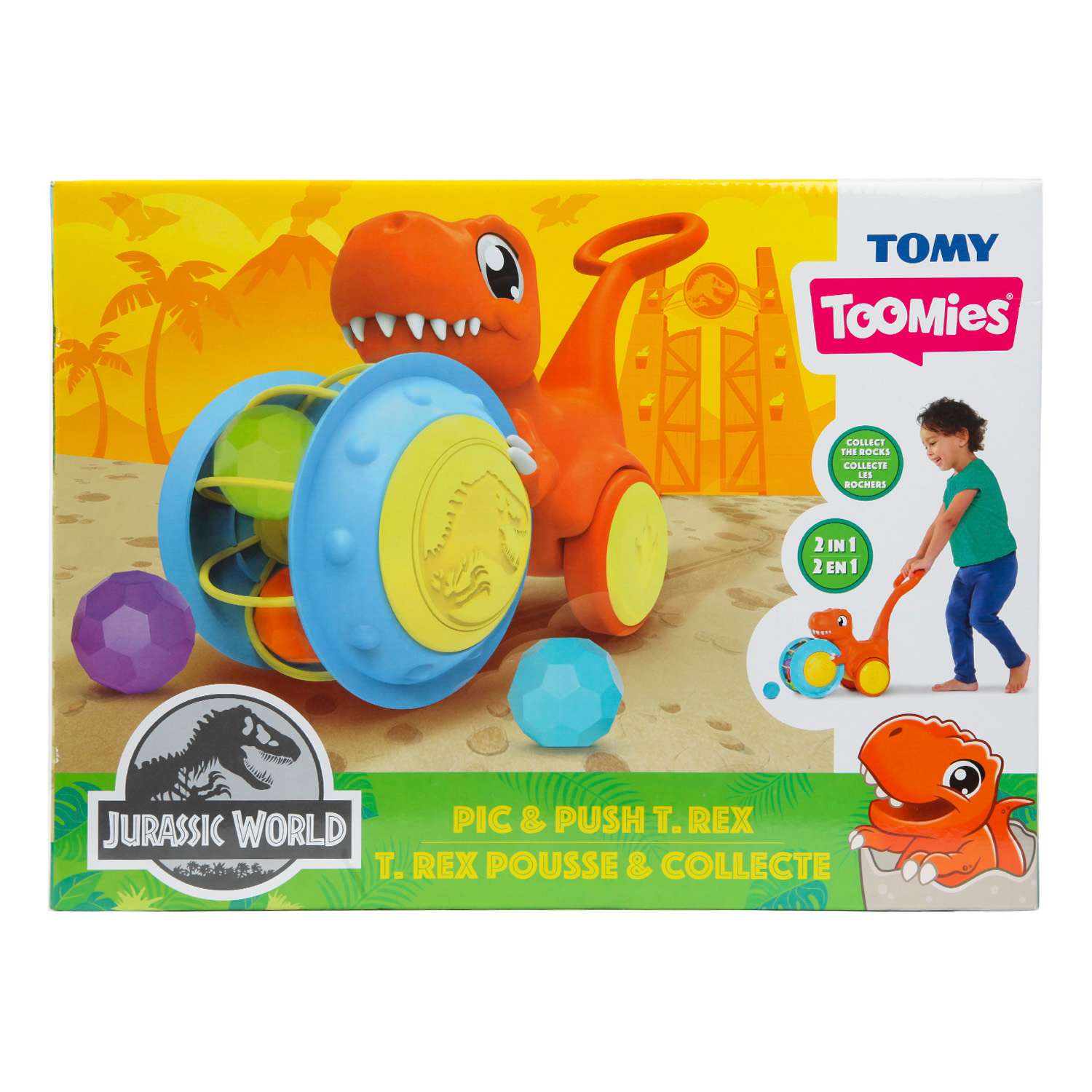 Игрушка Tomy Toomies каталка динозавр Ти-рекс E73254 Tomy - фото 4