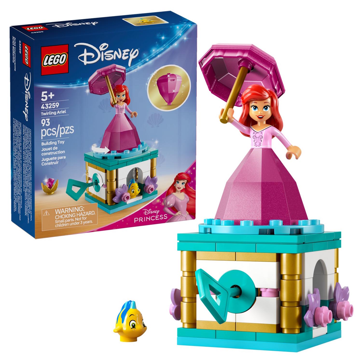 Конструктор детский LEGO Disney Princess Кружащаяся Ариэль - фото 1