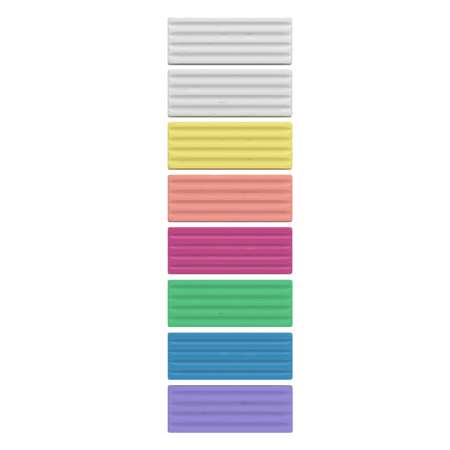 Пластилин ErichKrause Pastel 7цветов 144г 50641