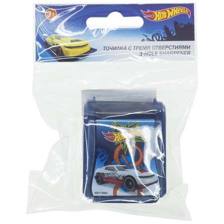 Точилка Kinderline Hot Wheels с 3отверстиями HWFS-UA1-SHRP-HL3