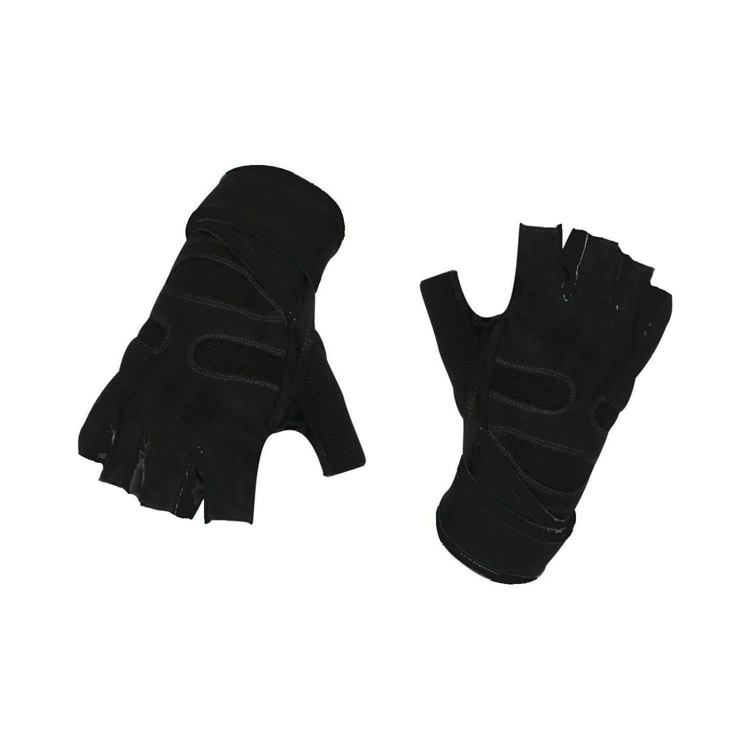 Нейлоновые перчатки NPOSS противоскользящие черные размер L - фото 1