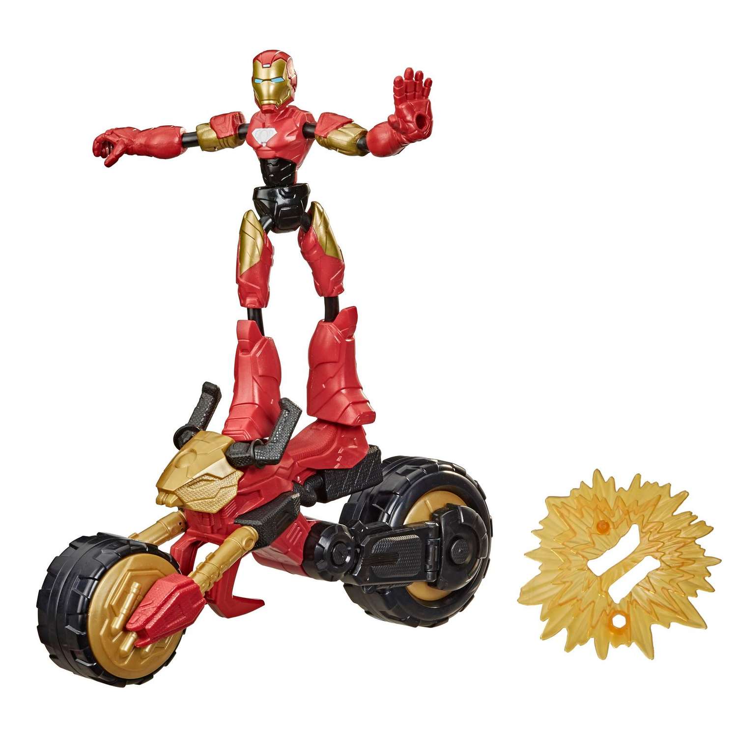 Набор игровой Hasbro (Marvel) Бенди Железный человек на мотоцикле F02445L0 - фото 1