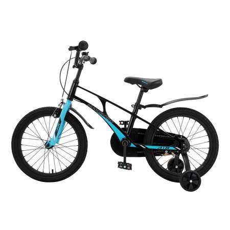 Детский двухколесный велосипед Maxiscoo Air стандарт 18 черный аметист