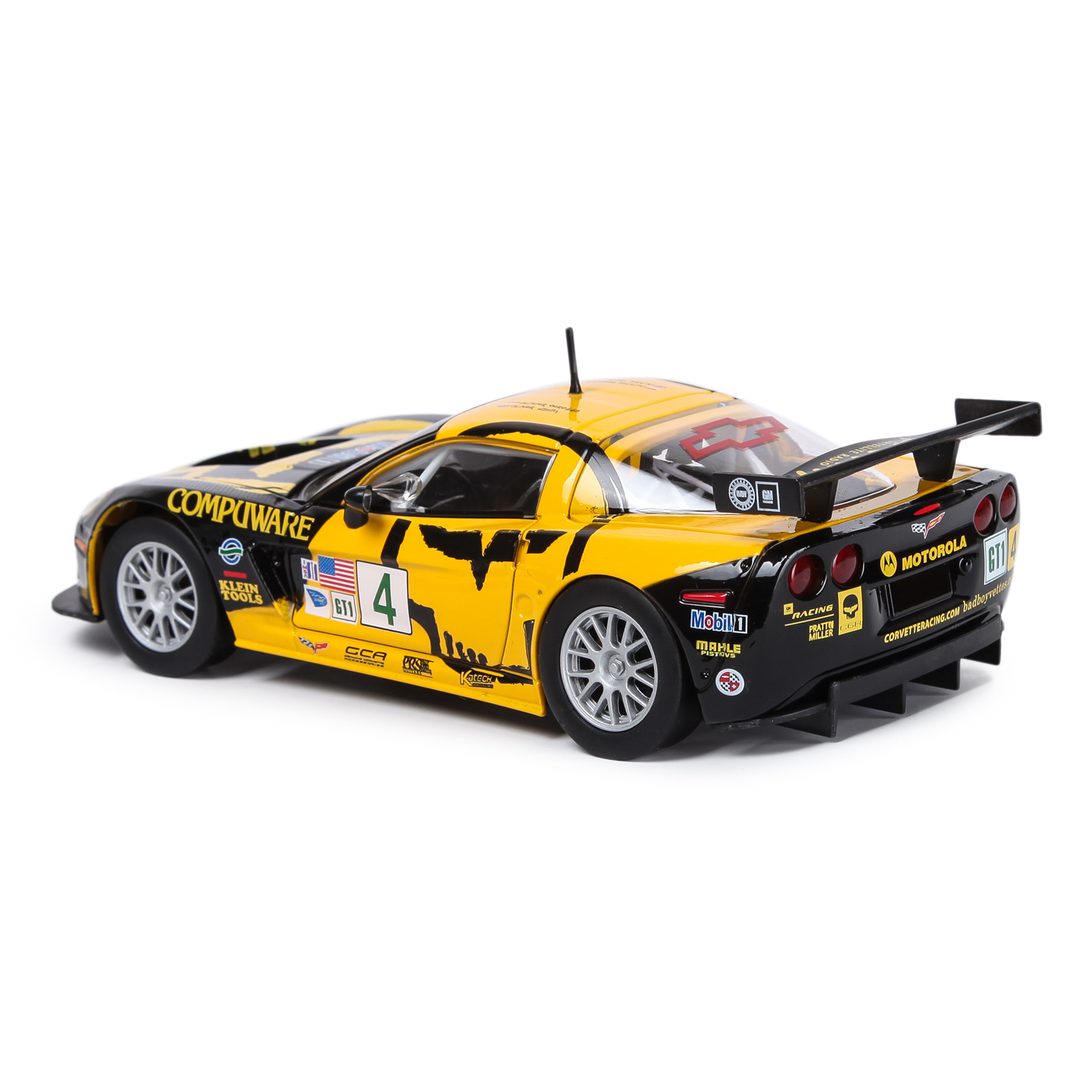 Автомобиль BBurago Chevrolet Corvette C6r 1:24 18-28003 - фото 3