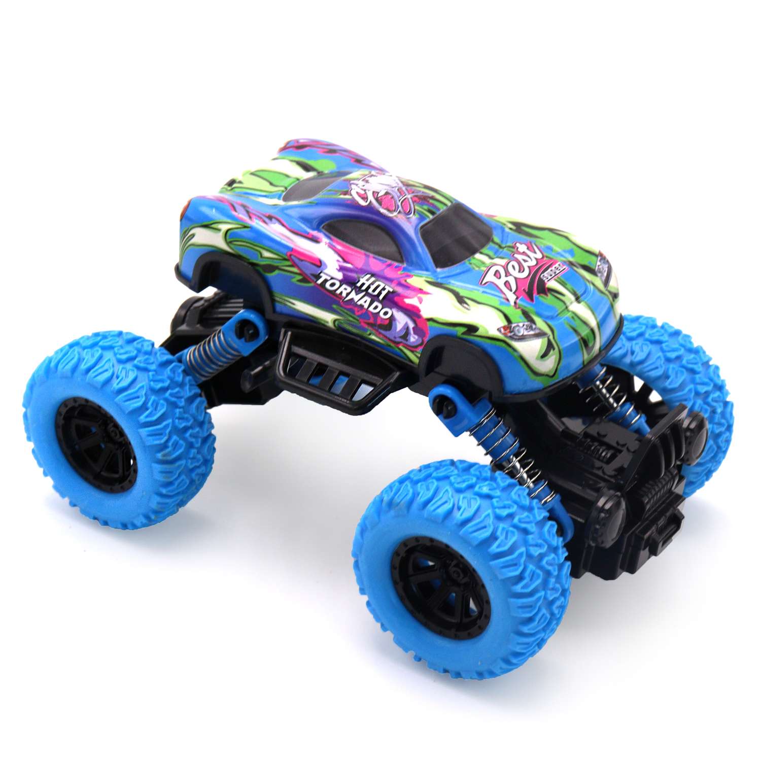 Машинка Funky Toys с синими колесами Синяя FT8489-3 FT8489-3 - фото 2