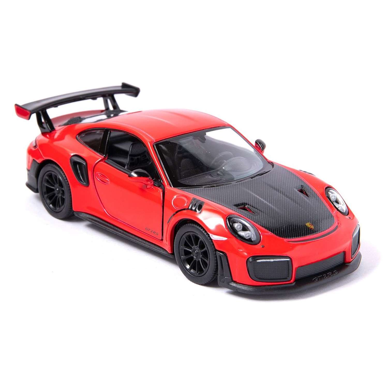 Модель KINSMART Порш 911 GT2 RS 1:36 красная КТ5408/4 - фото 1