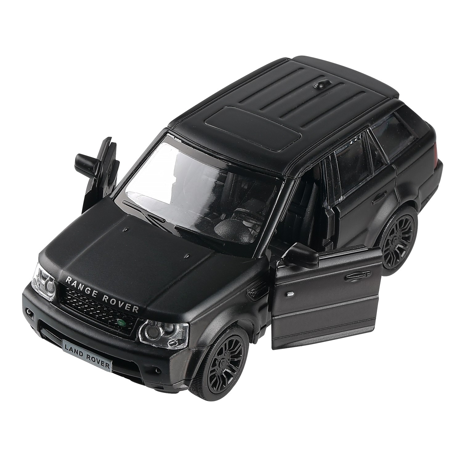 Автомобиль Uni-Fortune Land Rover 1:32 фрикционный черный 554007M - фото 5