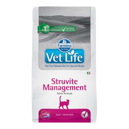 Корм для кошек Farmina VetLife мочекаменной болезни 400г