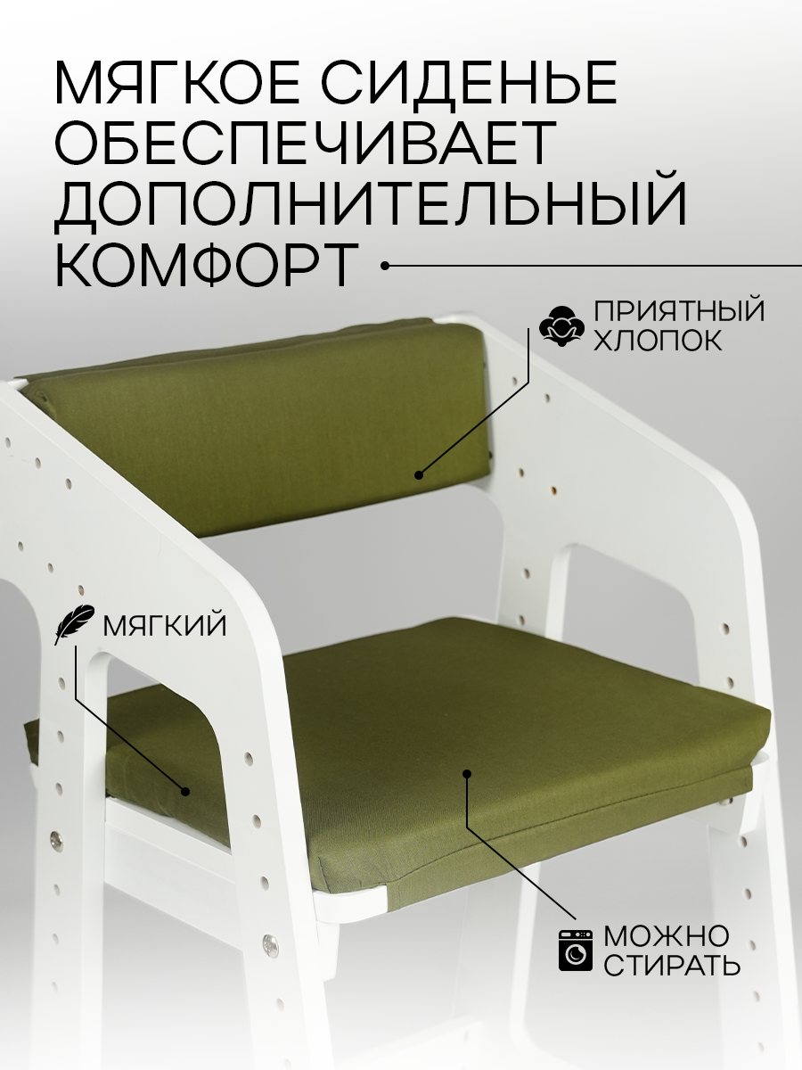 Стульчик для кормления Klikkin классический - фото 2