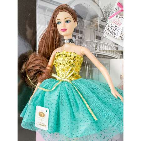 Кукла в платье Story Game WX102-2/коричневый