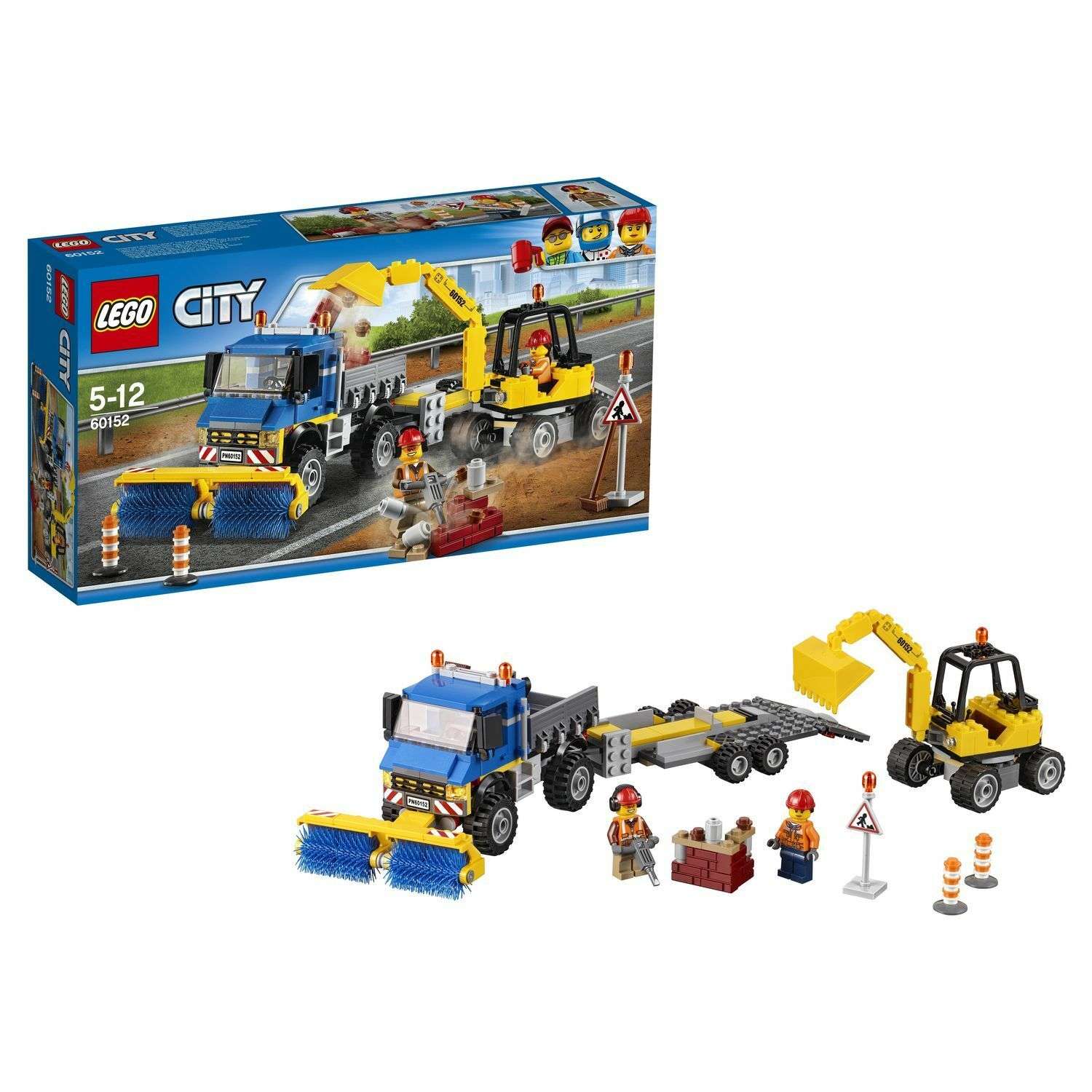 Конструктор LEGO City Great Vehicles Уборочная техника (60152) - фото 1