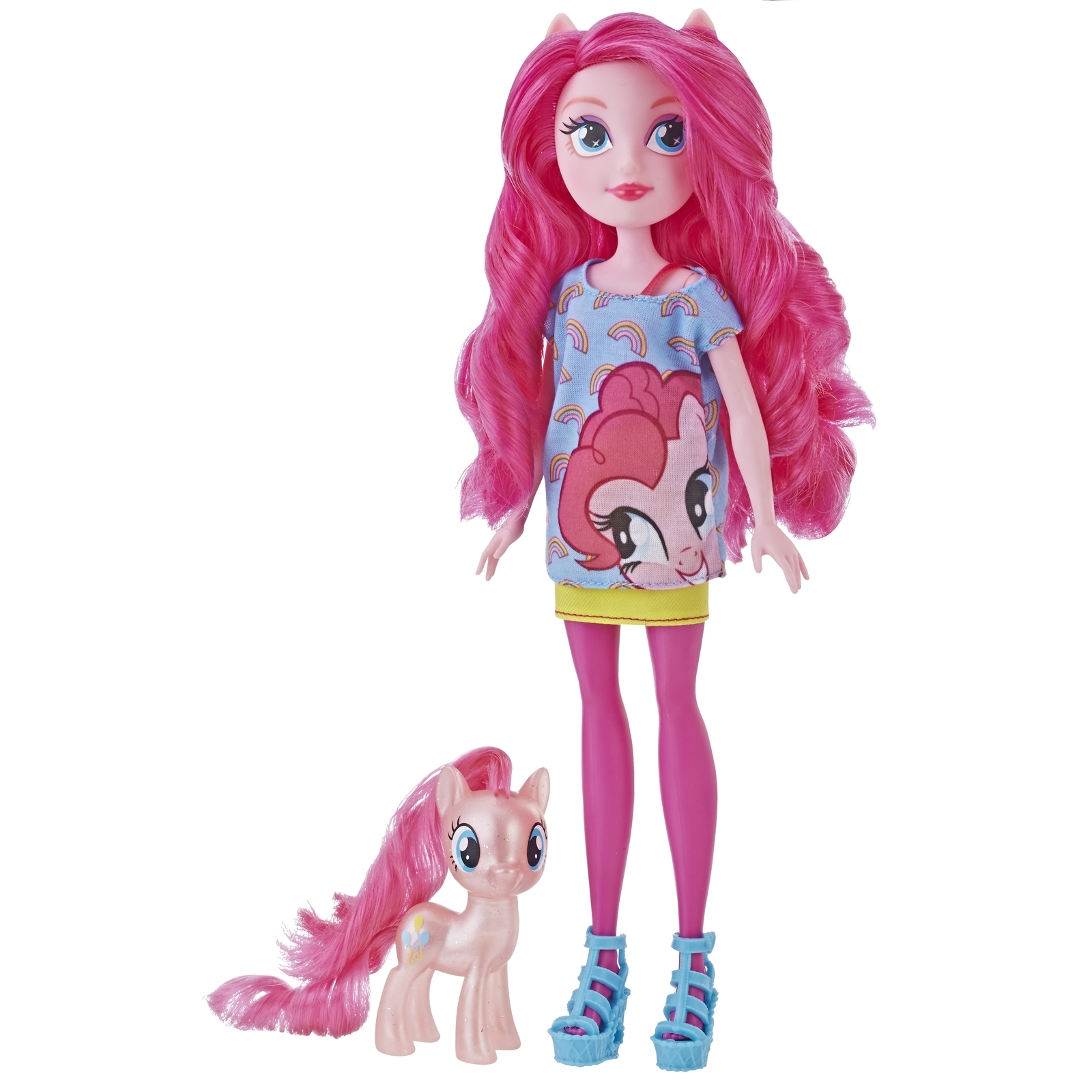 Набор игровой My Little Pony Equestria Girls Пони и кукла Пинки Пай  E5659EU4 купить по цене 39 ₽ в интернет-магазине Детский мир