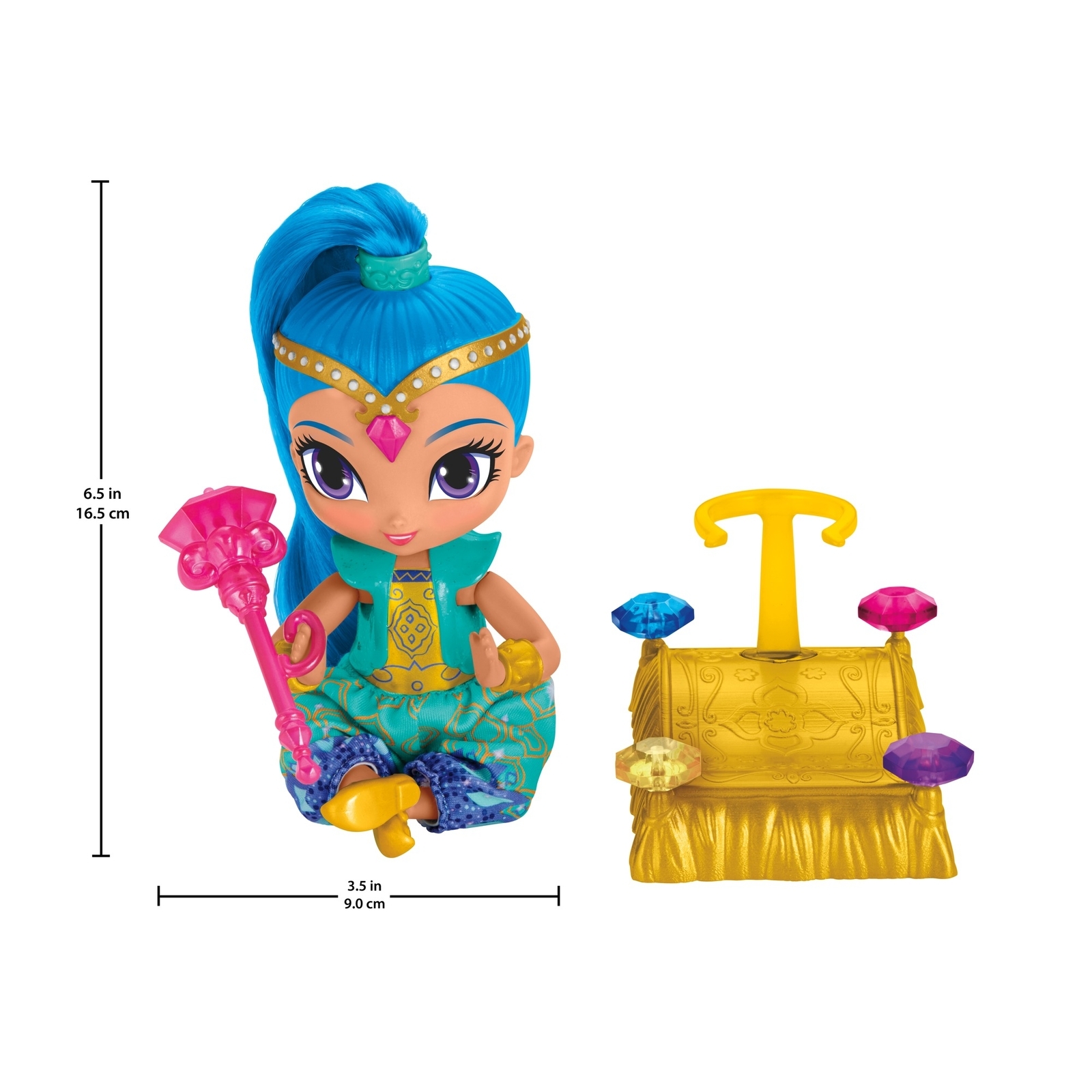 Фигурка Shimmer and Shine Джинн Шайн FHN30 FHN28 - фото 7