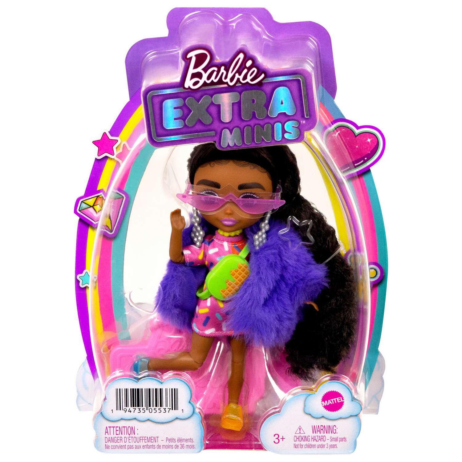 Кукла Barbie Экстра Минис 1 HGP63 HGP62 - фото 2