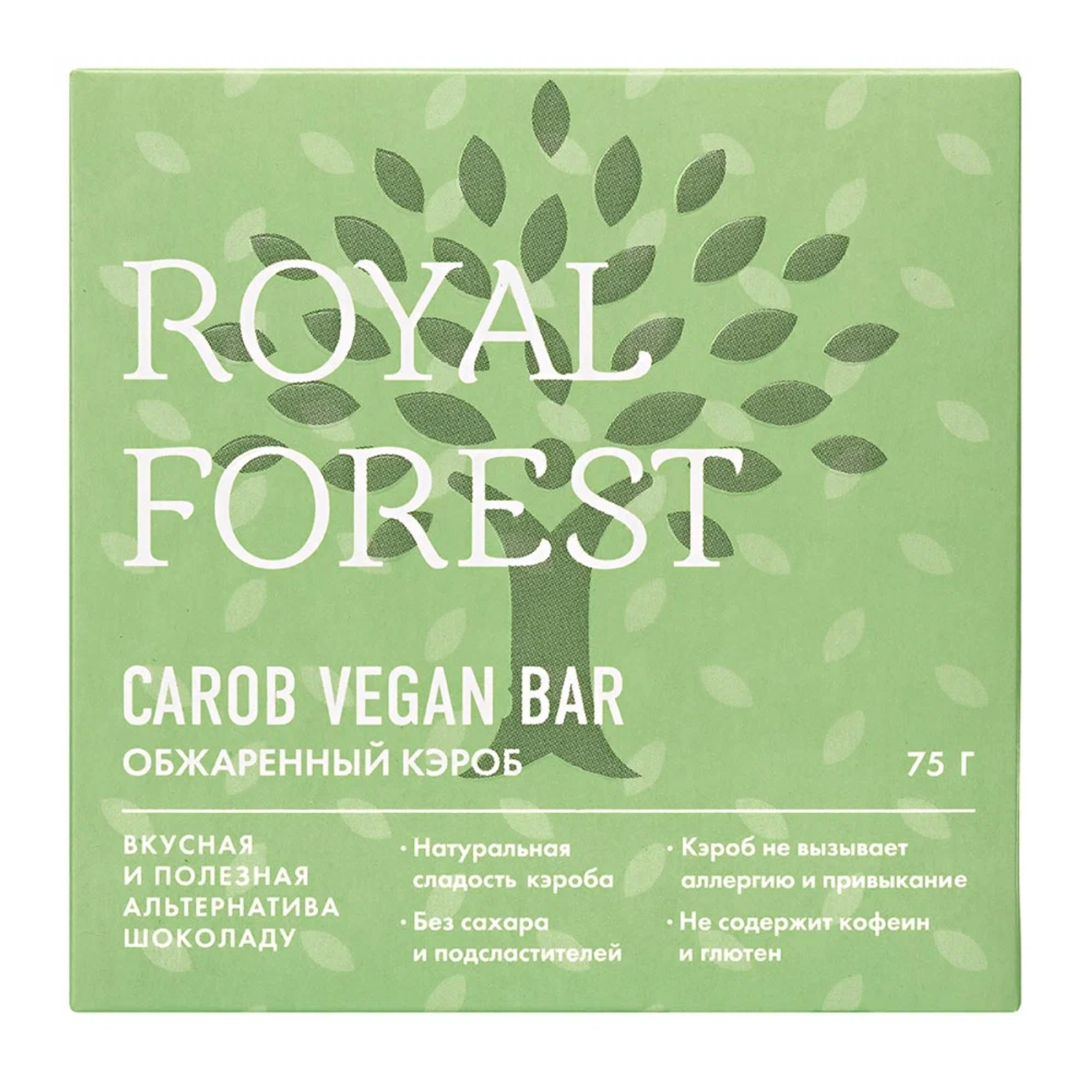 Royal Forest Carob Milk Bar обжаренный кэроб, 75 гр