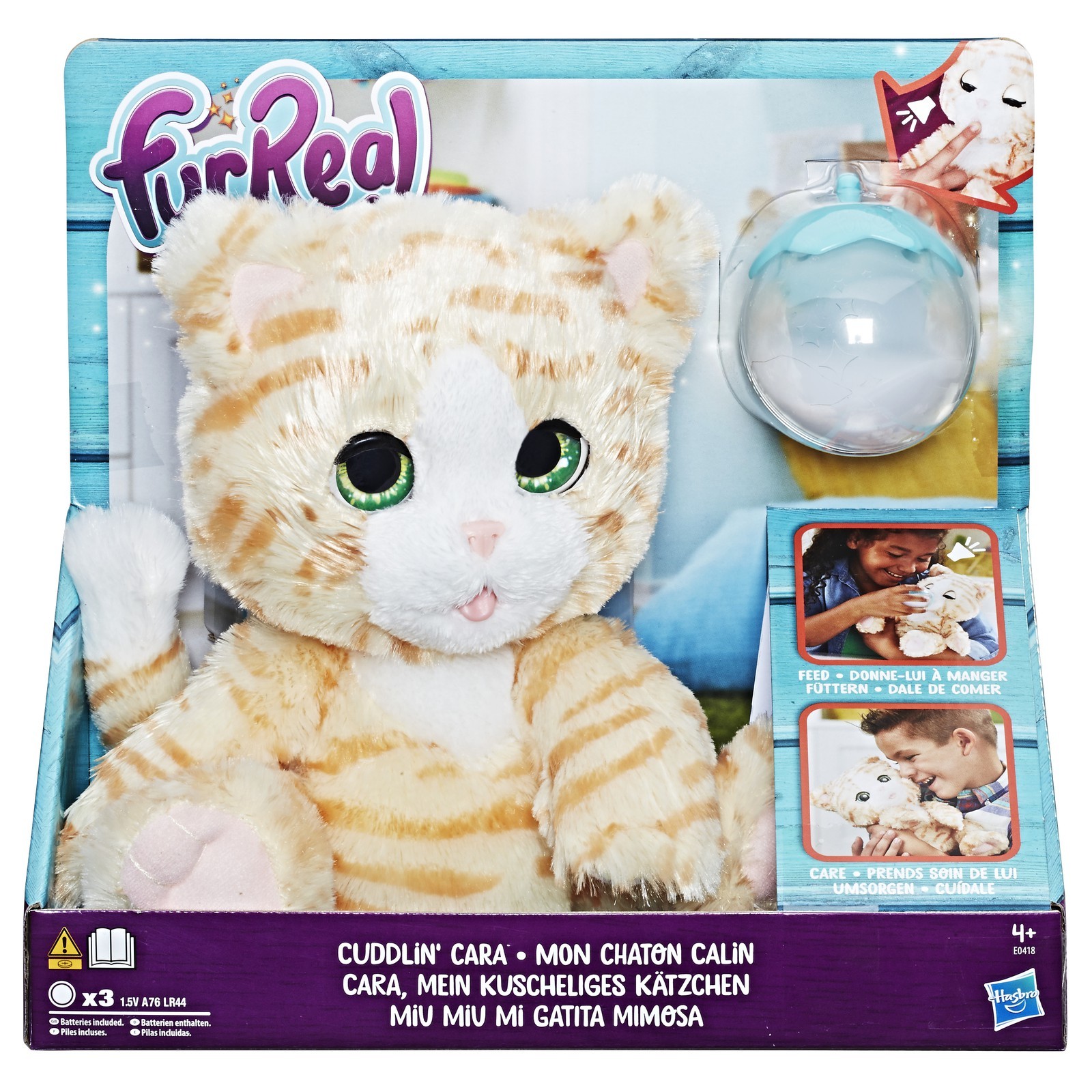 Игрушка мягкая FurReal Friends Покорми котёнка E0418EU4 купить по цене 1599  ₽ в интернет-магазине Детский мир