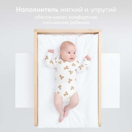 Матрас на пеленальный стол Happy Baby с чехлом на молнии